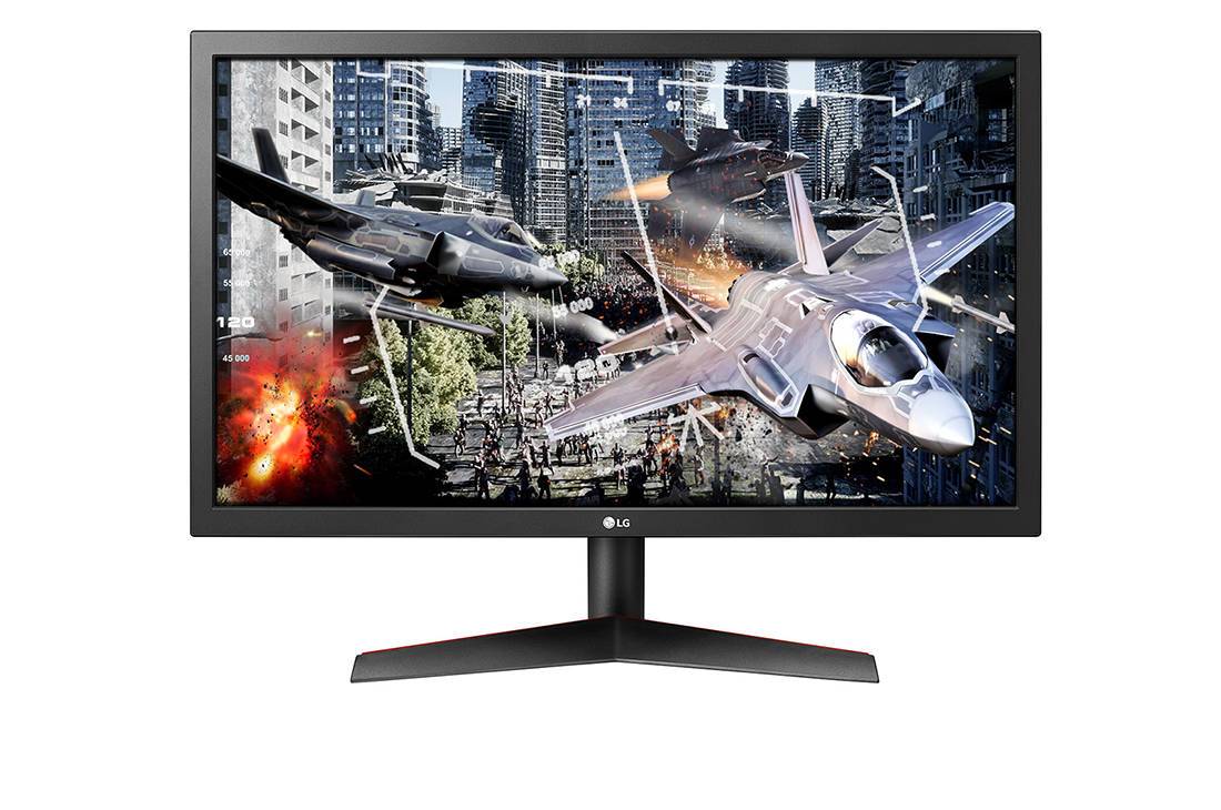 LG 24 FHD UltraGear Gaming Monitor: 24GL600F-B
