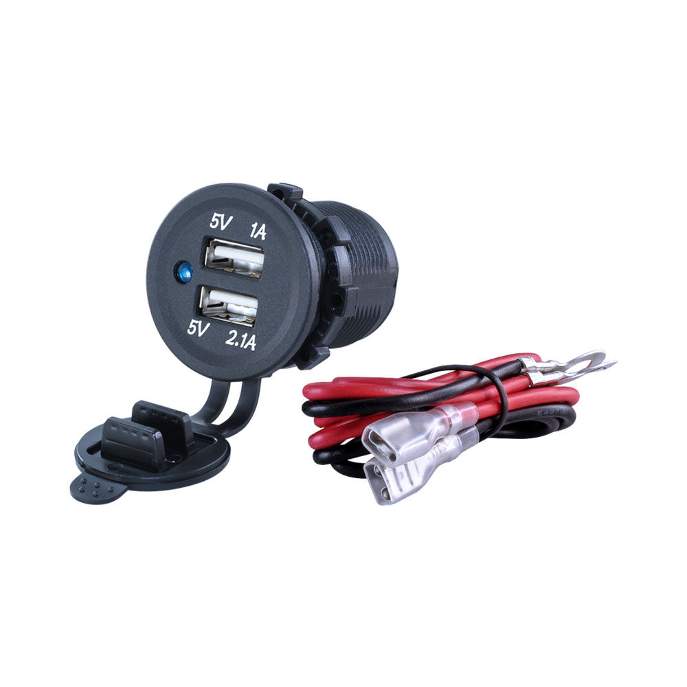 LINKQNET - Dual Port USB Car Charger 12V/24V