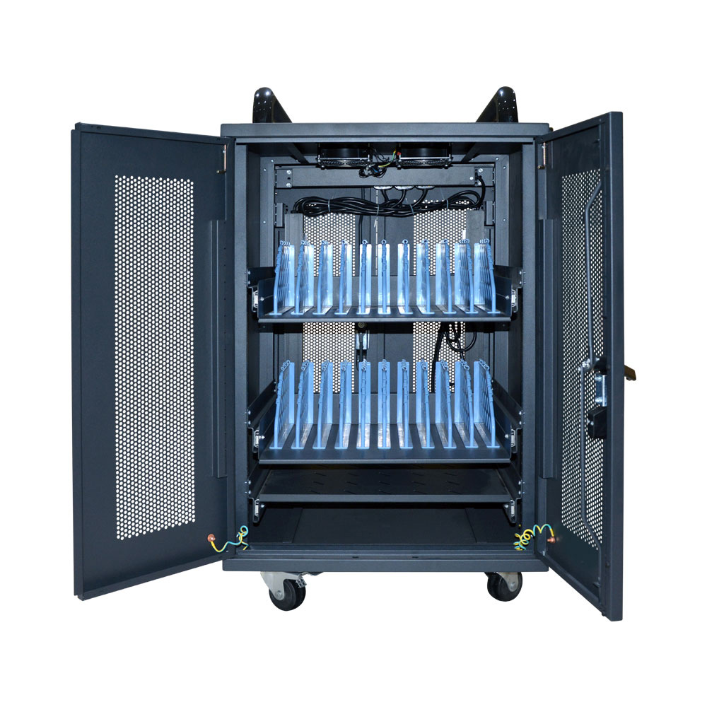 LINKQNET - 20-Bay Charging Trolley Cabinet