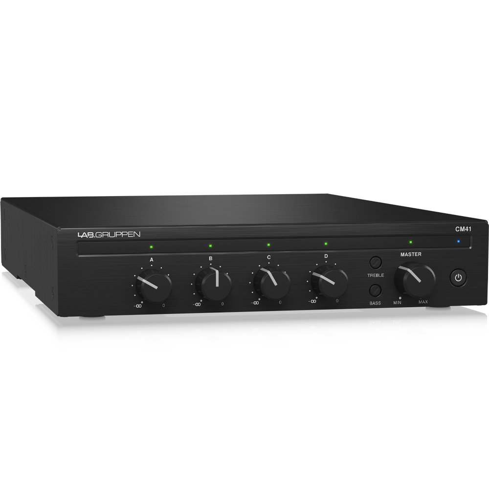 Lab Gruppen CM41 - Commercial Mixer with 4 Inputs and 1 Output