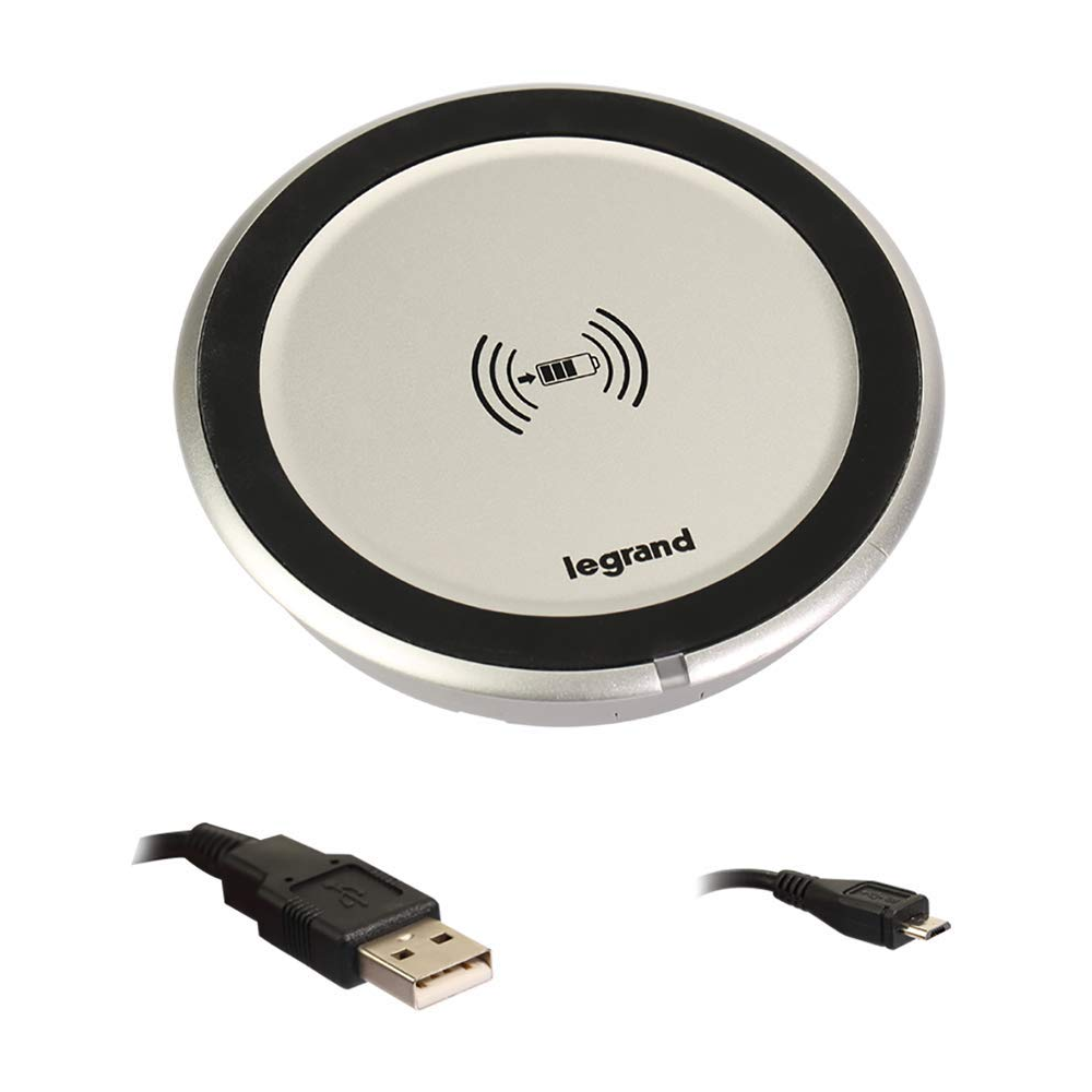 Legrand Qi Power Charger - Build In Furniture Wireless Charger