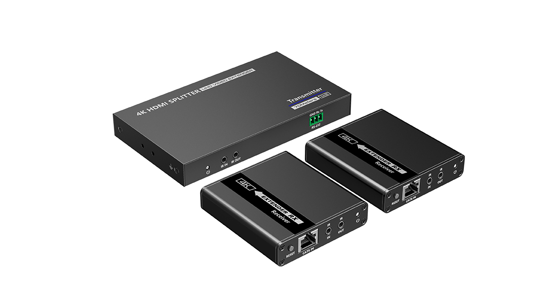 Lenkeng 1x2 HDMI™ Splitter with Extender POC 4K 30Hz