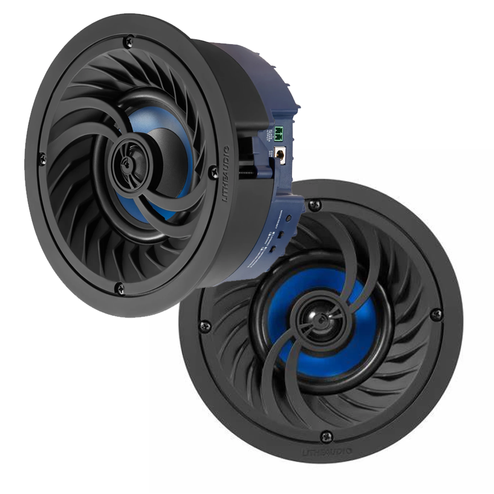 Lithe Audio 4inch Bluetooth Speaker Package Pair (Master and Slave)