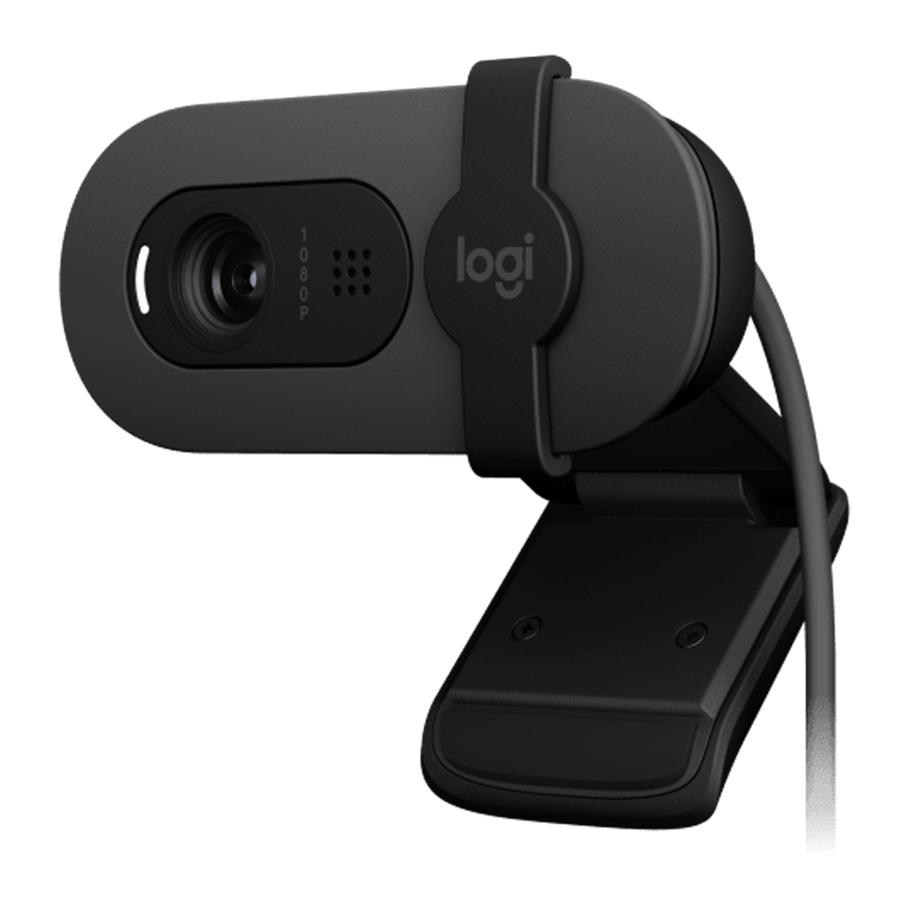 Logitech - Brio 105 Full HD 1080p USB Webcam - Graphite