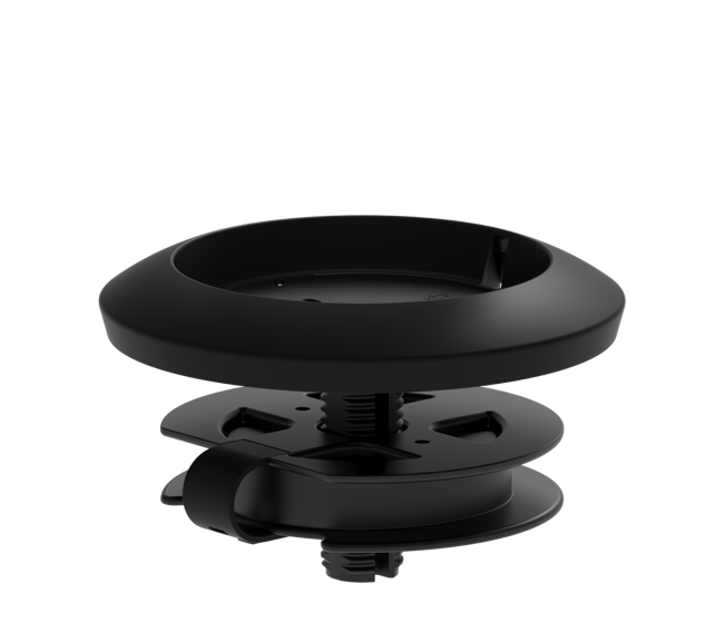 Logitech - Rally Mic Pod Table Mount - Graphite