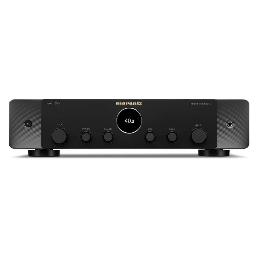 Marantz STEREO70S Receiver (Black) - Slimline Stereo Receiver incl 8K Hdmi and Arc