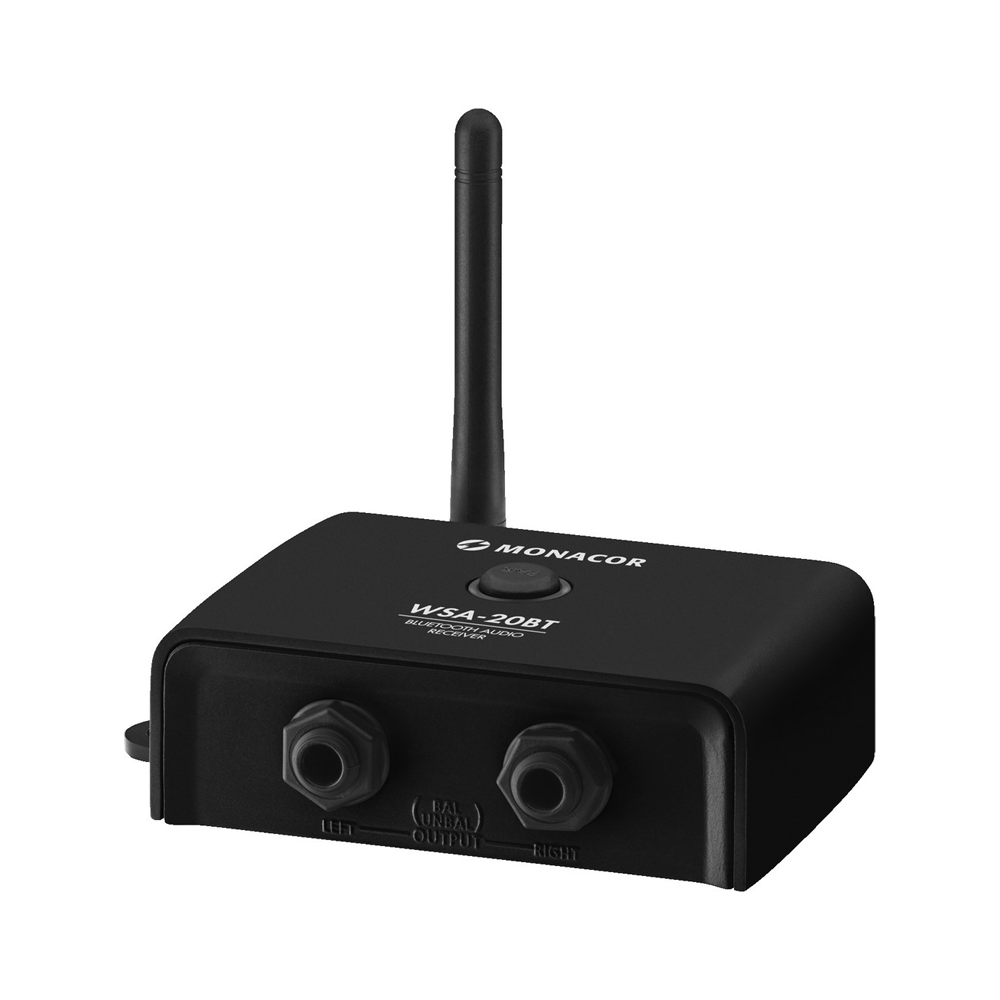 Monacor WSA-20BT - Bluetooth Audio Receiver