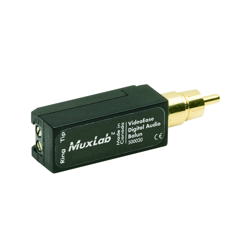 Muxlab 500020 - Digital Audio Balun over CAT (Each)