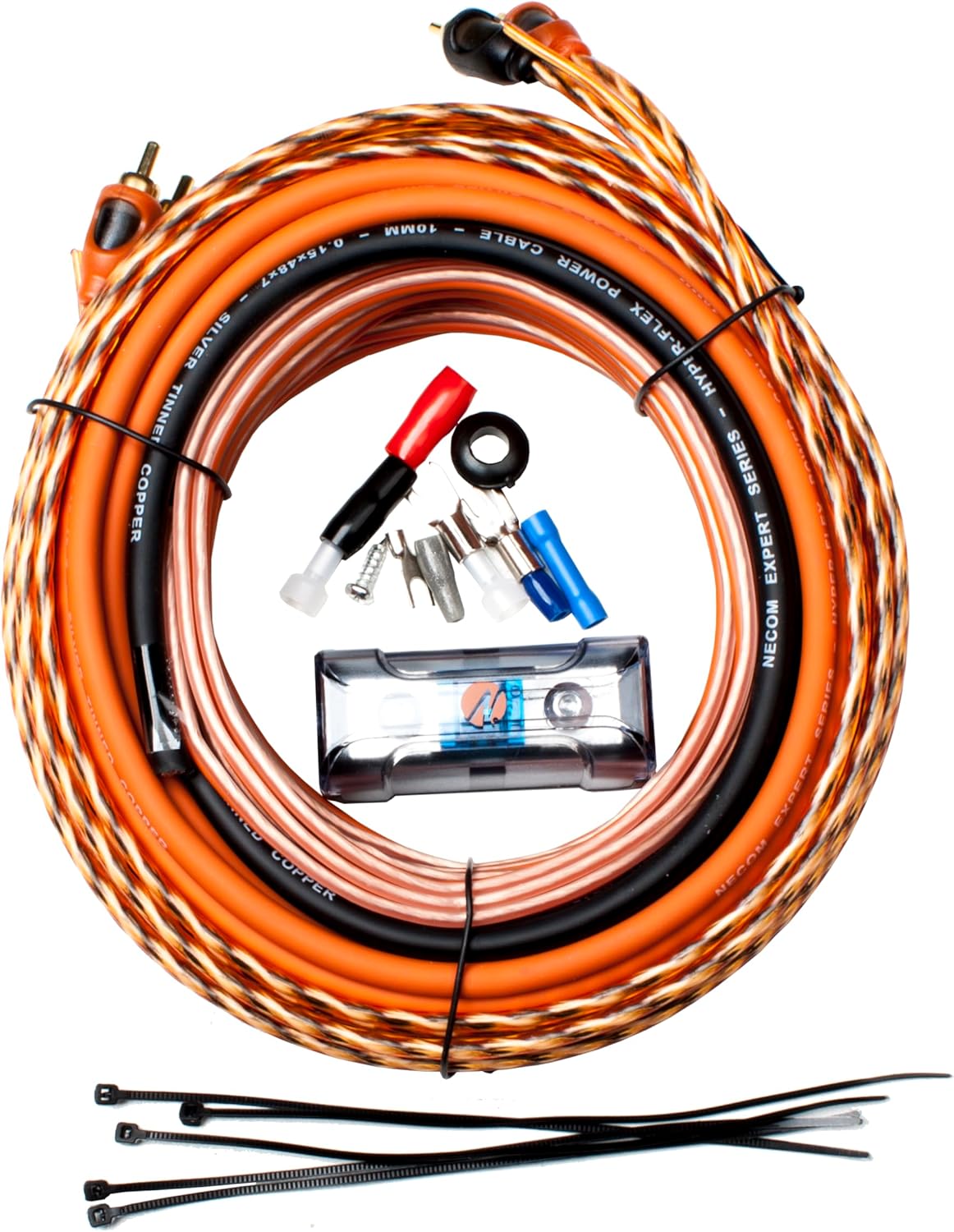 Necom - CK-J10 8 Gauge Amp Wiring Kit