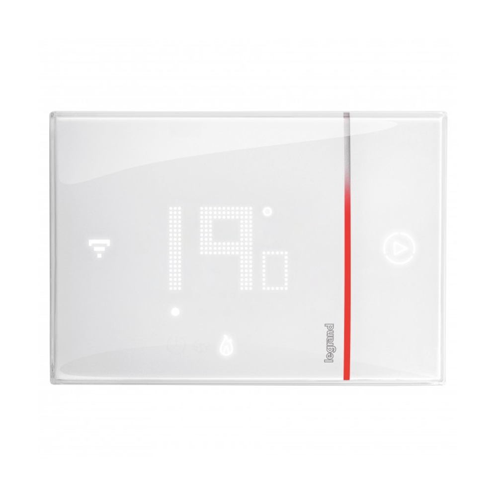 Netatmo Connected thermostat Smarther with Netatmo flush mounting