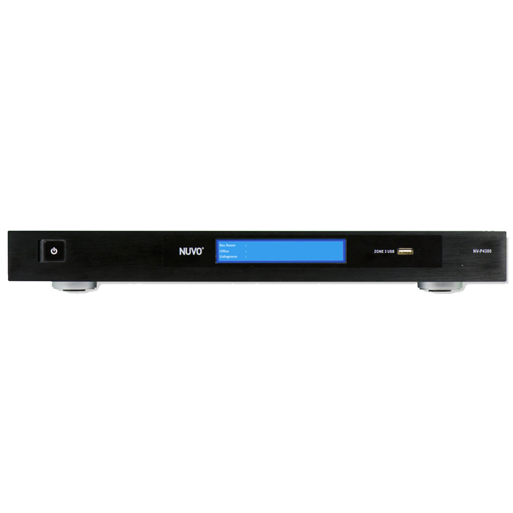 Nuvo P4300 - 3 Source 3 Zone Multi-Room Amplifier