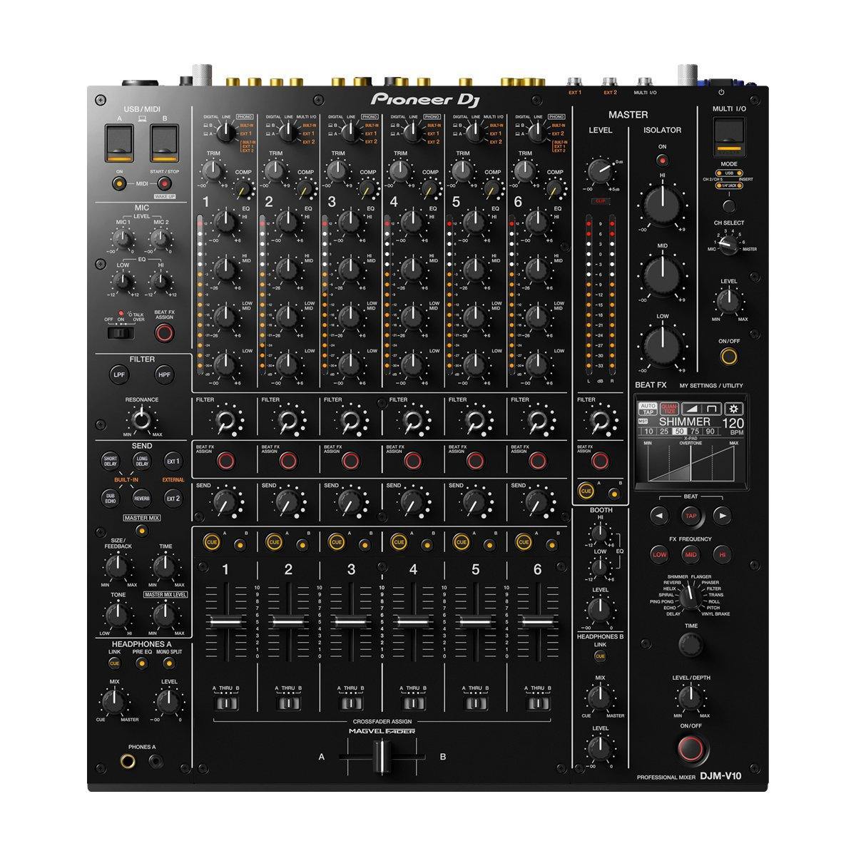 Pioneer DJM-V10 - Creative Style 6 Channel Professional DJ Mixer