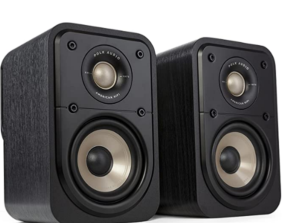 Polk Signature S10E - HiFi Home Theater Compact Satellite Surround Speaker - Pair