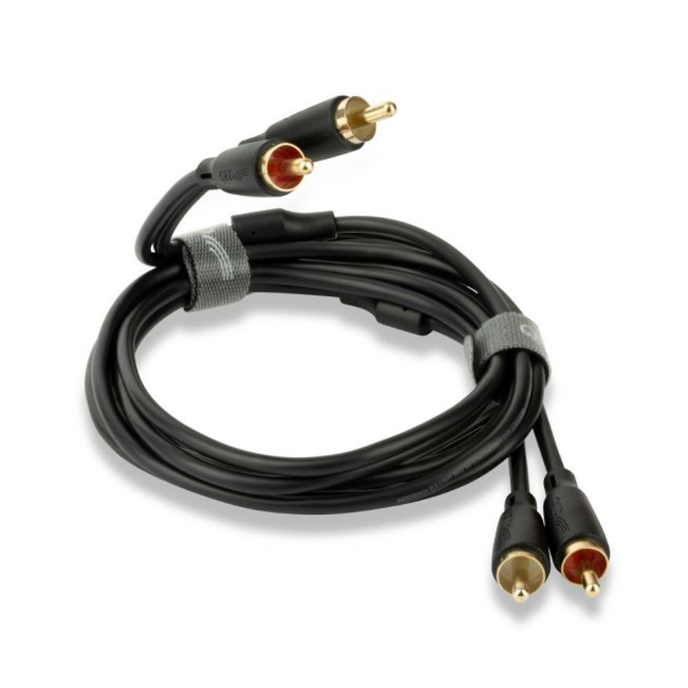 QED Connect Phono to Phono Cable - RCA Stereo Audio Cable (0.75m - 3m)