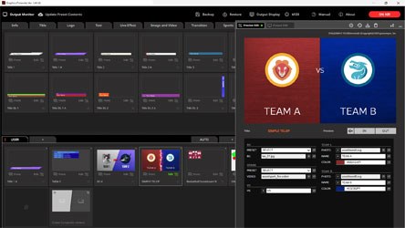 Roland - GRAPHICS PRESENTER Titler and Motion Graphics Software for Live Production