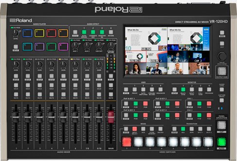Roland - VR-120HD Direct Streaming AV Mixer