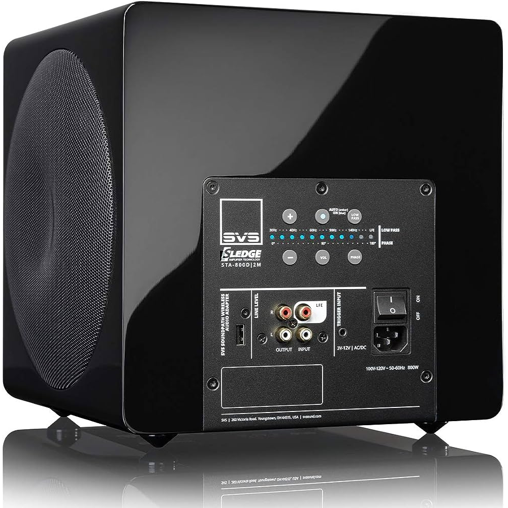 SVS 3000 Micro Subwoofer - White 3000 Micro Subwoofer — view 3