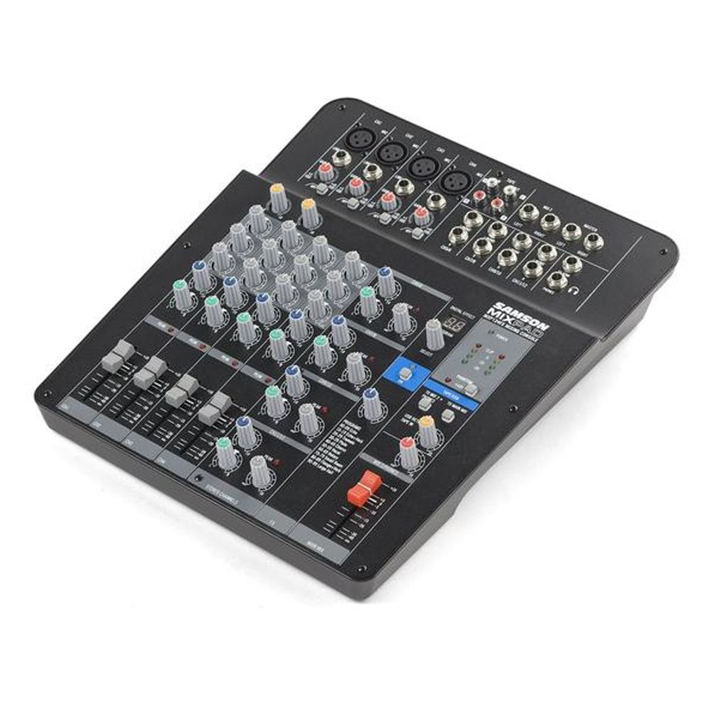 Samson MXP 124FX - Compact 12-Input Analog Stereo Mixer with Effects and USB