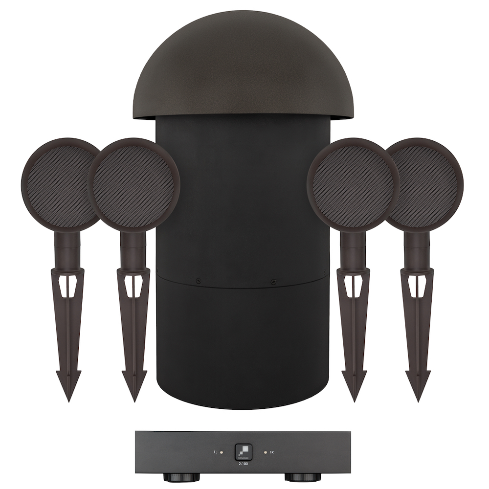 Sonance Patio Series 4.1 - Garden Speaker System Incl Subwoofer and Amplifier