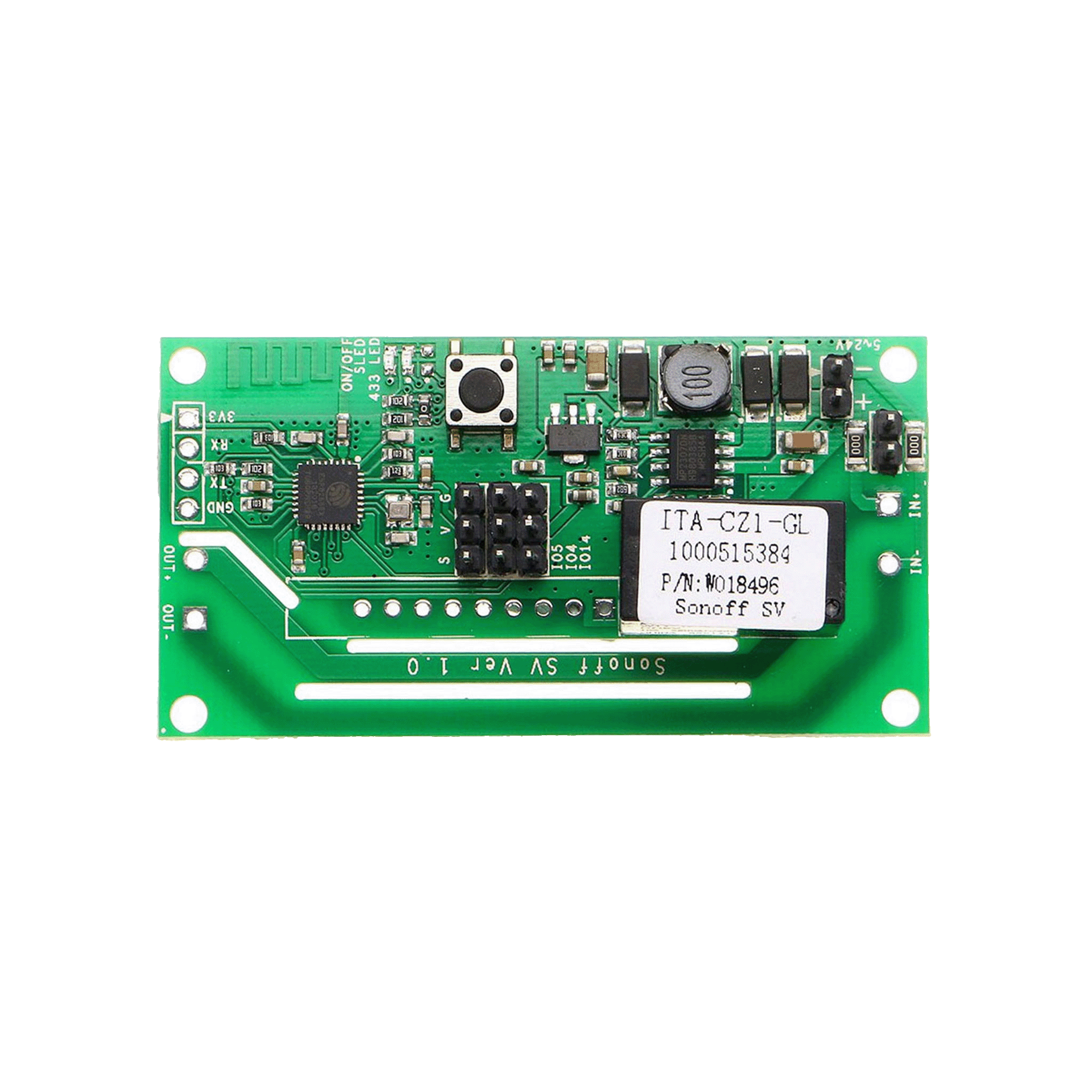 Sonoff - SV Safe Voltage Wi-Fi Relay (5-24V DC)