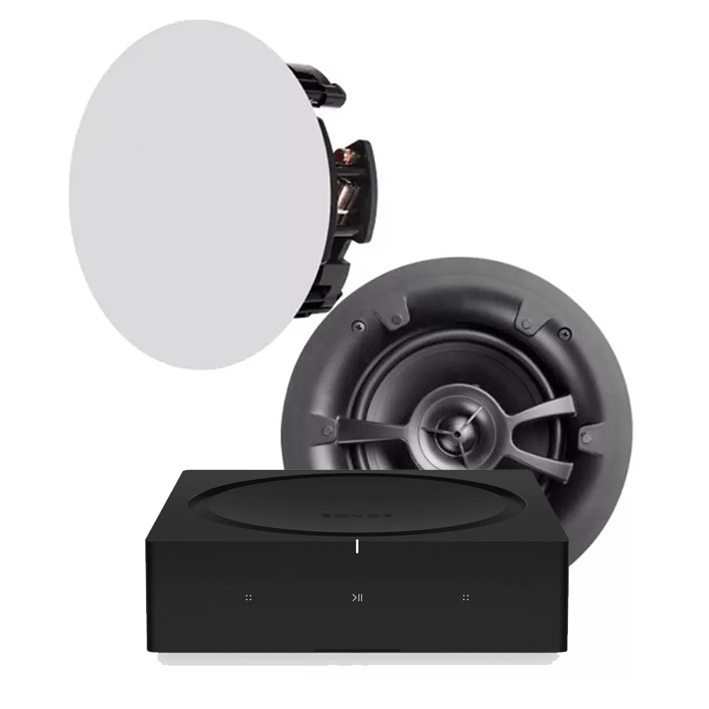 Sonos Entertainment Package 2 - Sonos Amp and One Acoustic 6" Pair — view 1