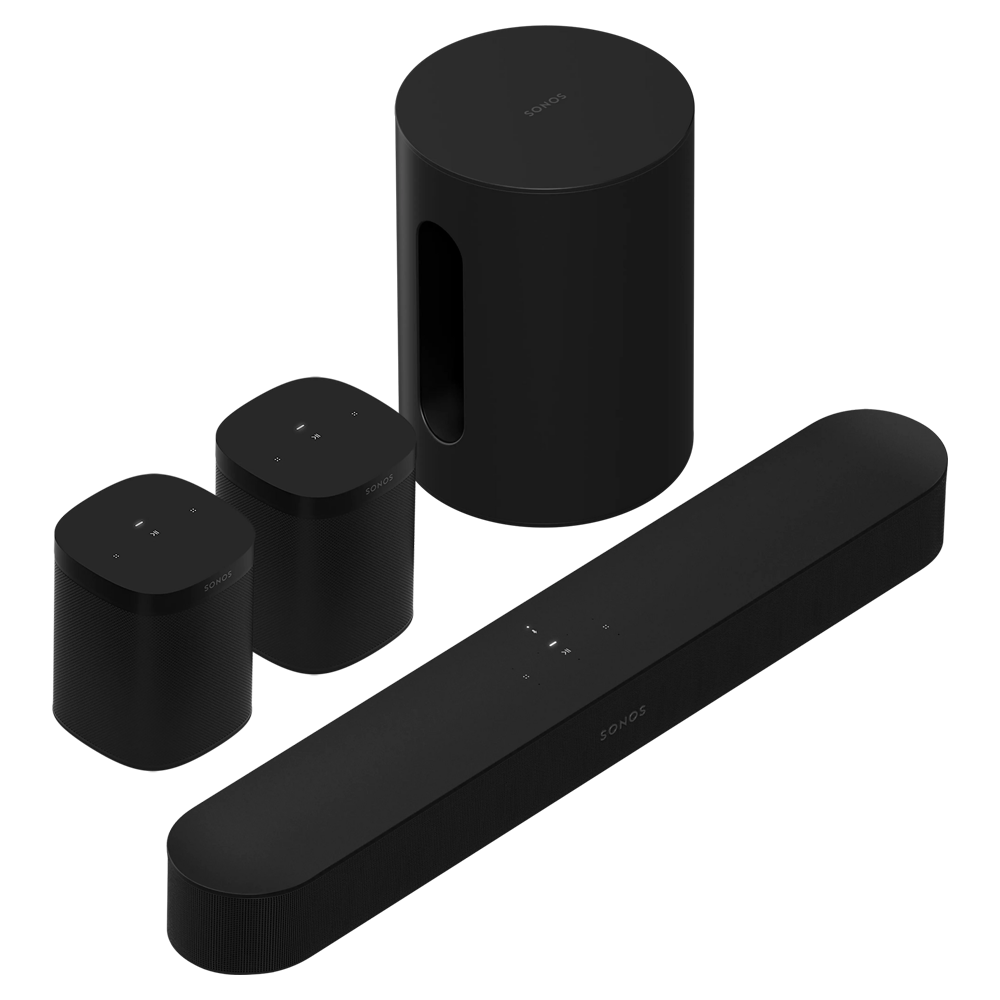 Sonos Beam OneSL SubMini Package - WCR2023 Silver Package Black