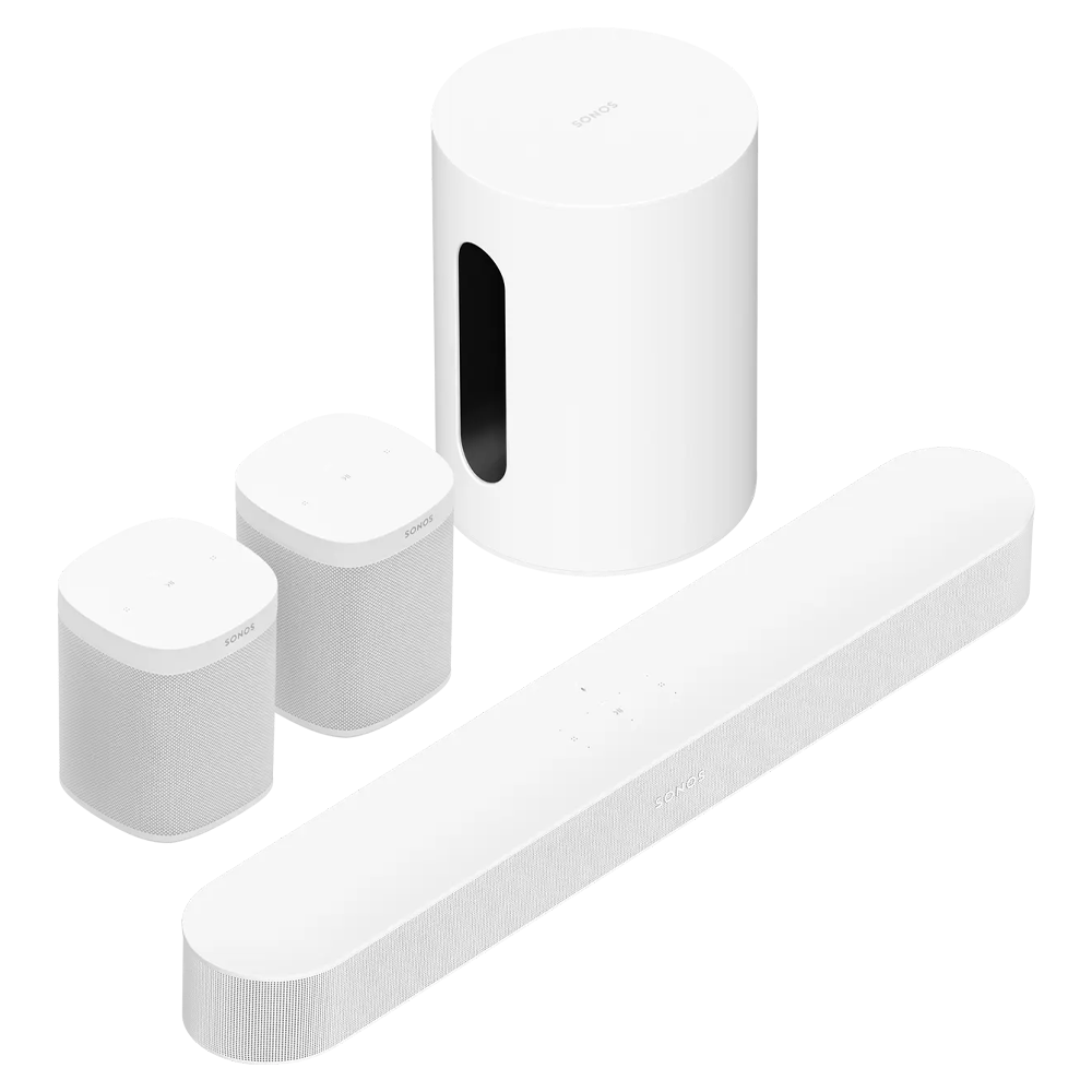 Sonos Beam OneSL SubMini Package - WCR2023 Silver Package White
