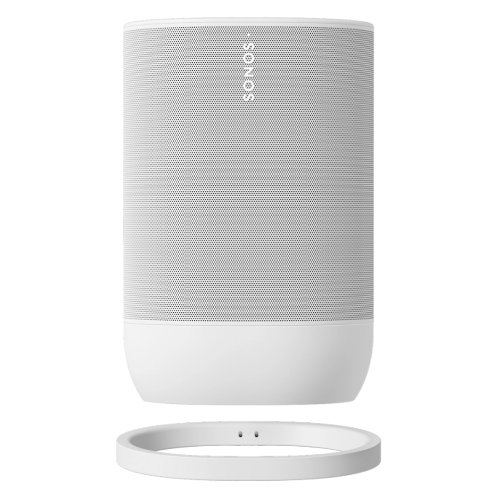 Sonos Move 2 White - Powerful Portable Speaker with WiFi & Bluetooth
