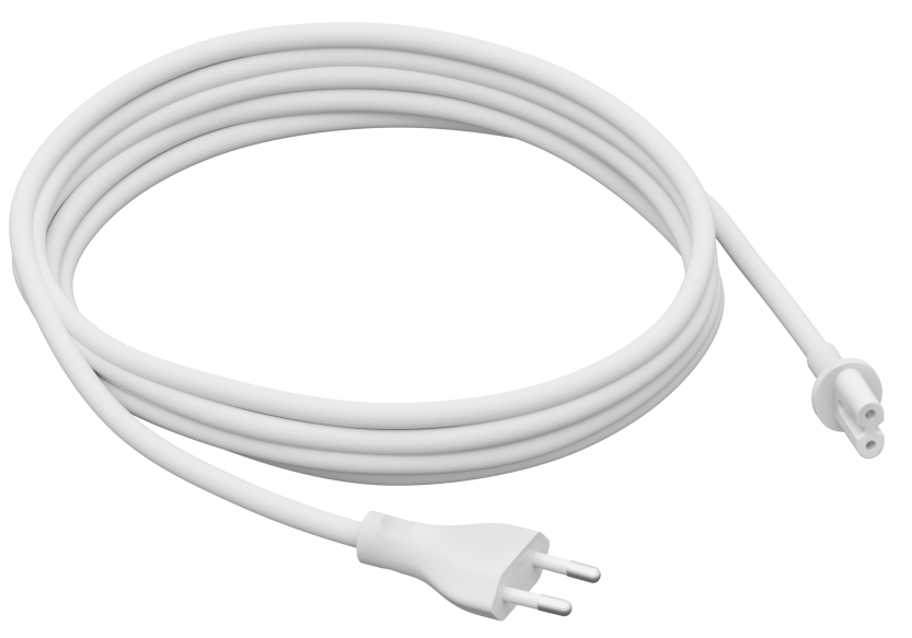 Sonos Long Straight Power Cable EU (White)