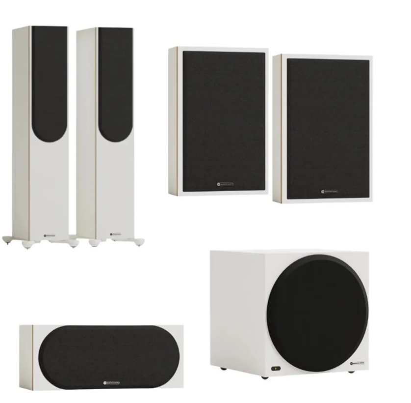 Monitor Audio - Bronze 300 5.1 Home Theatre Speaker System (White)