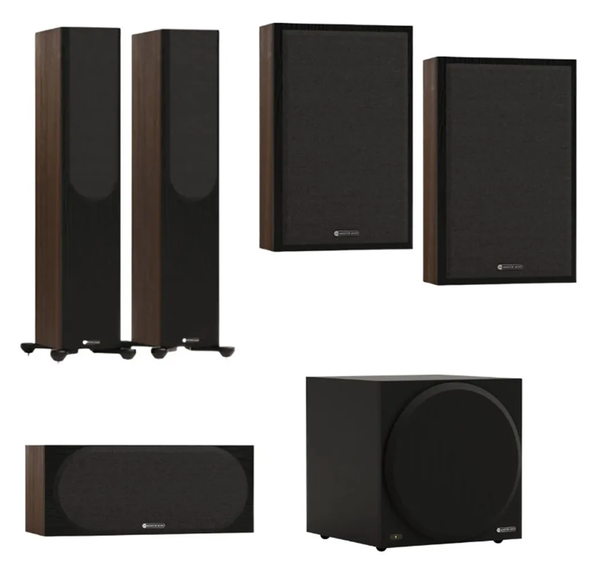 Monitor Audio - Bronze 300 5.1 Home Theatre Speaker System (Walnut)