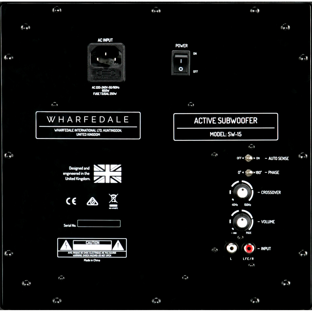 Wharfedale SW-15 Sub - 15" Home Theatre Subwoofer — view 3