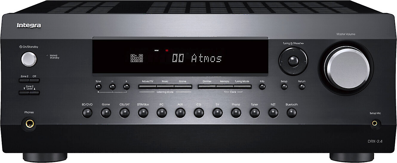Integra DRX-2.4 - DTS:X® and Dolby Atmos® 3D 7.2-Channel Network AV Receiver