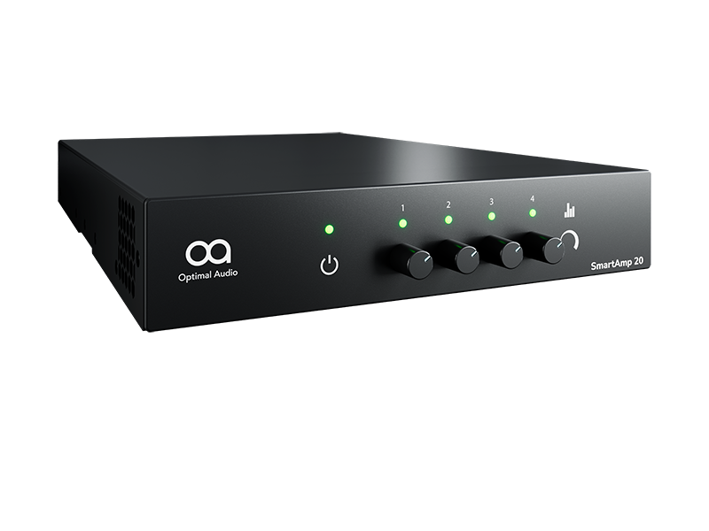 Optimal Audio SMARTAMP 20 - 4 x 125W Amplifier with DSP
