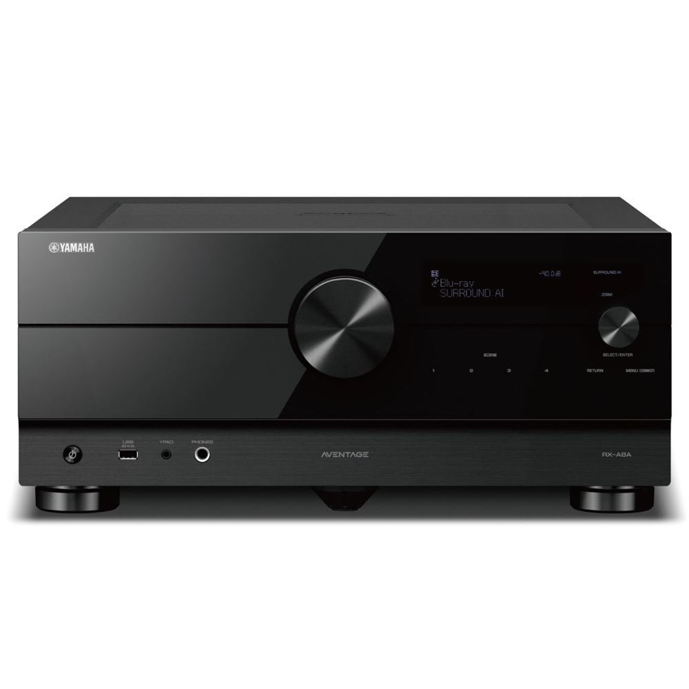 Yamaha RX-A8A AV Receiver - 11.2-Channel AV Receiver with 8K HDMI and MusicCast