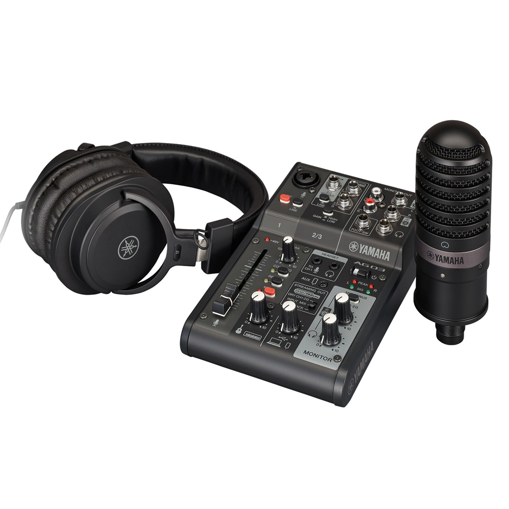Yamaha AG03MK2 LSPK - Live Streaming Pack