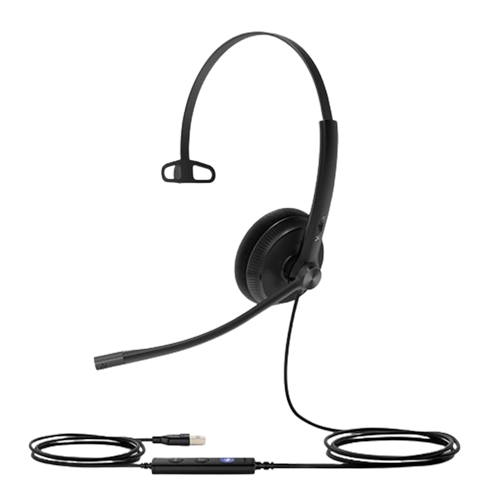 Yealink UH34-MONO - On-Ear USB Mono Headset