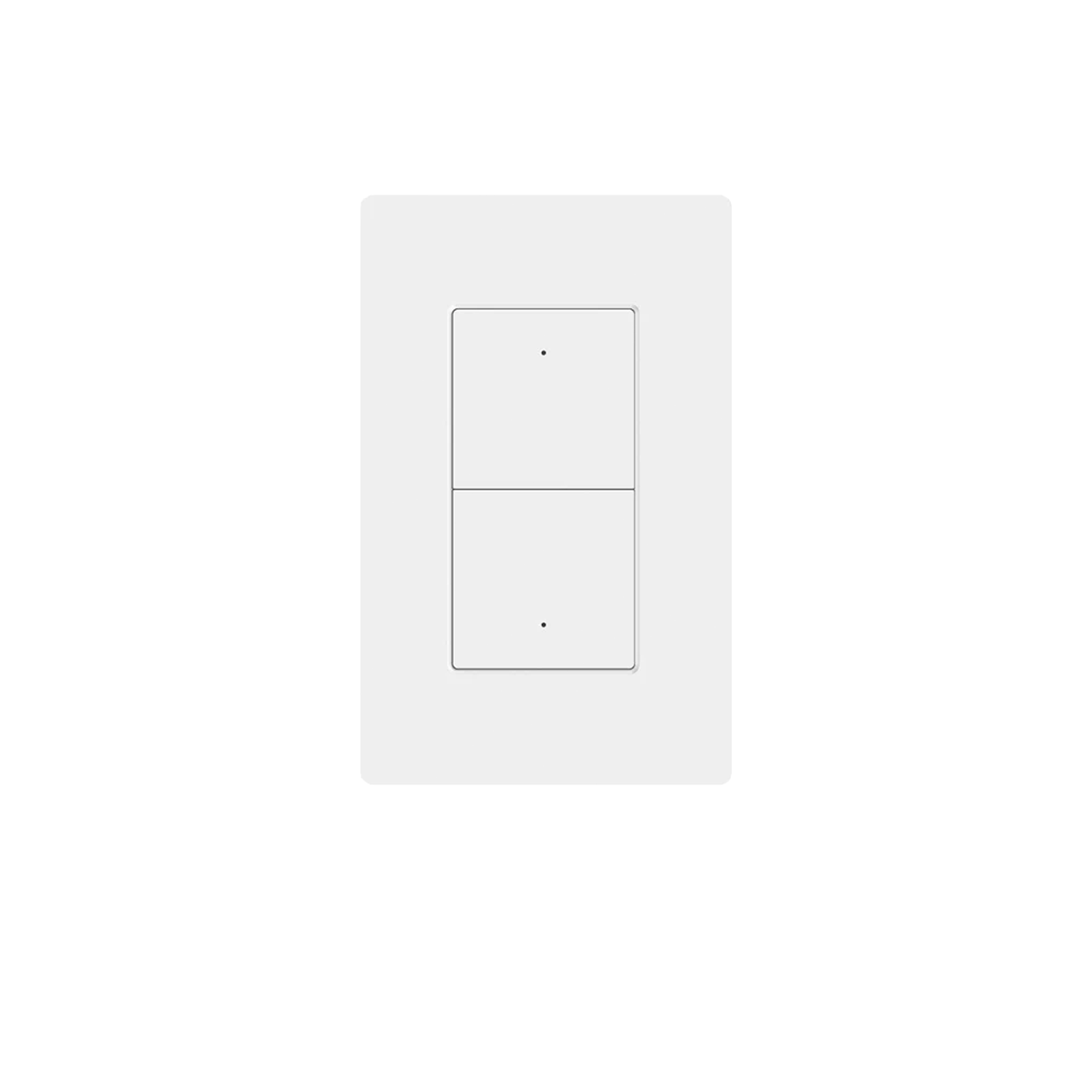 Zemismart - US Push Switch 2x4 PVC 2-Channel White (Matter)
