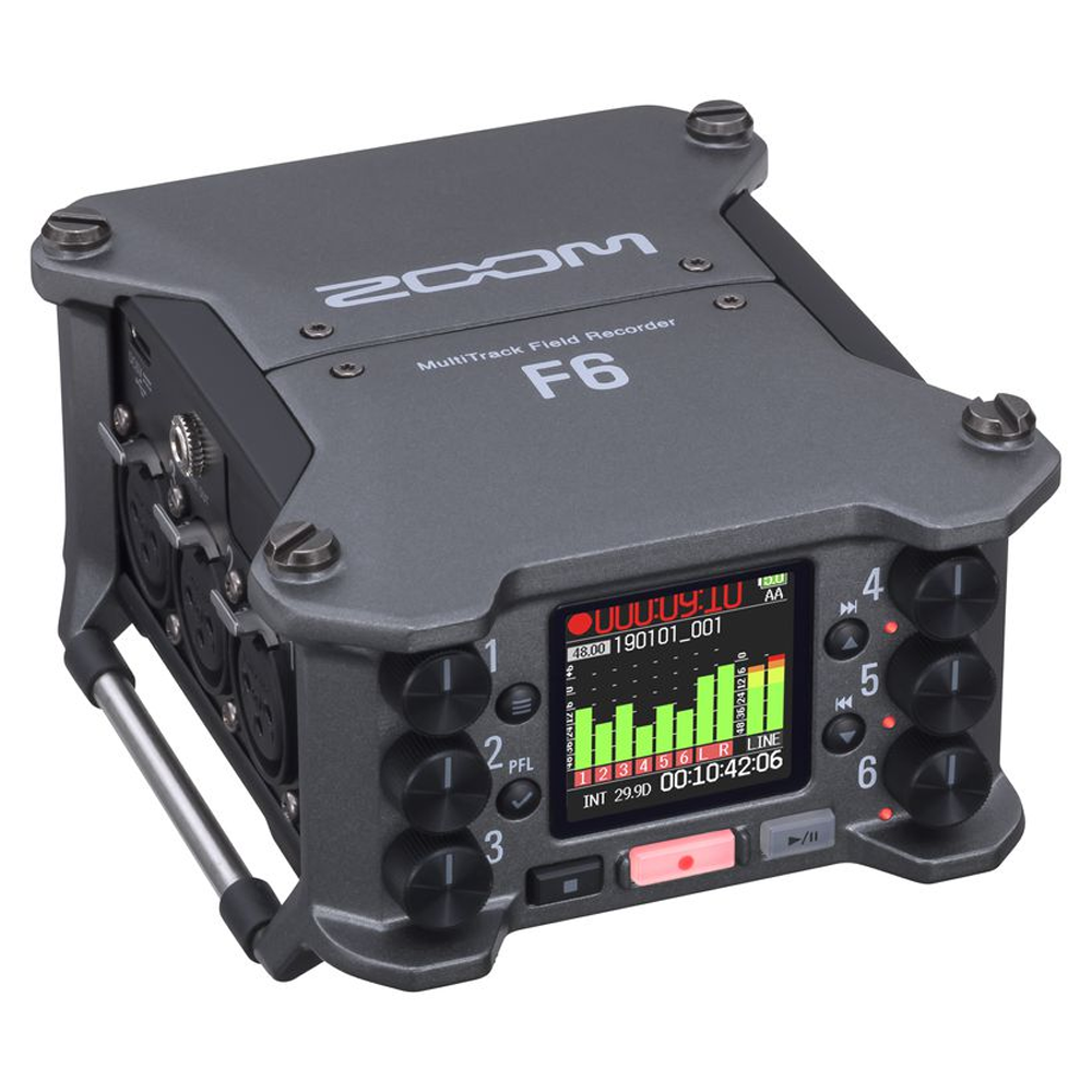 Zoom F6 -  Field Recorder with 32-bit Float Technology and dual A/D converters