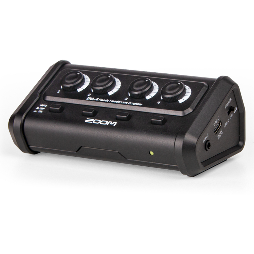 Zoom ZHA-4 - Compact 4-Out Headphone Amp