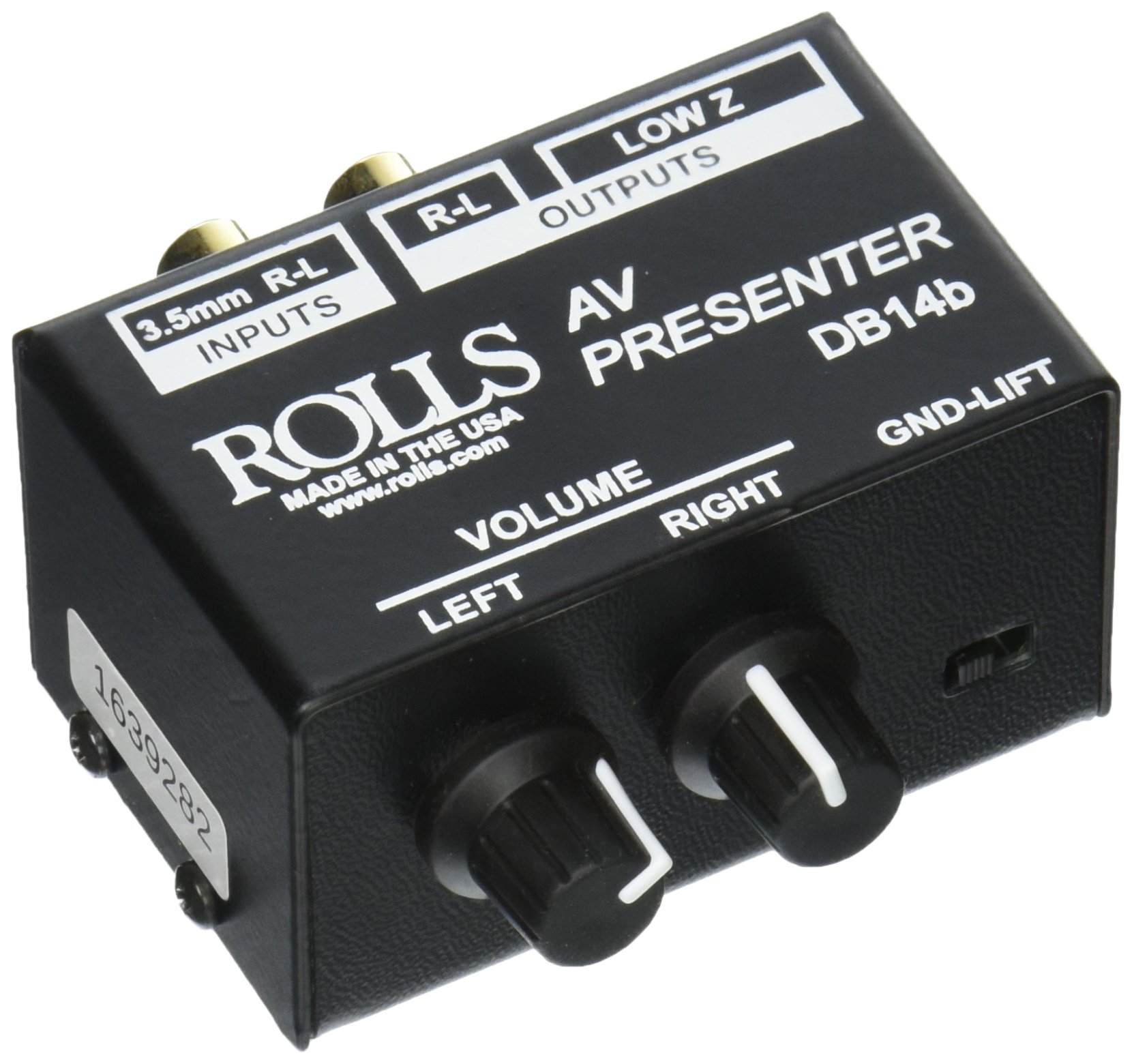 Rolls - DB14b Passive DI Box with Stereo RCA and Minijack Inputs