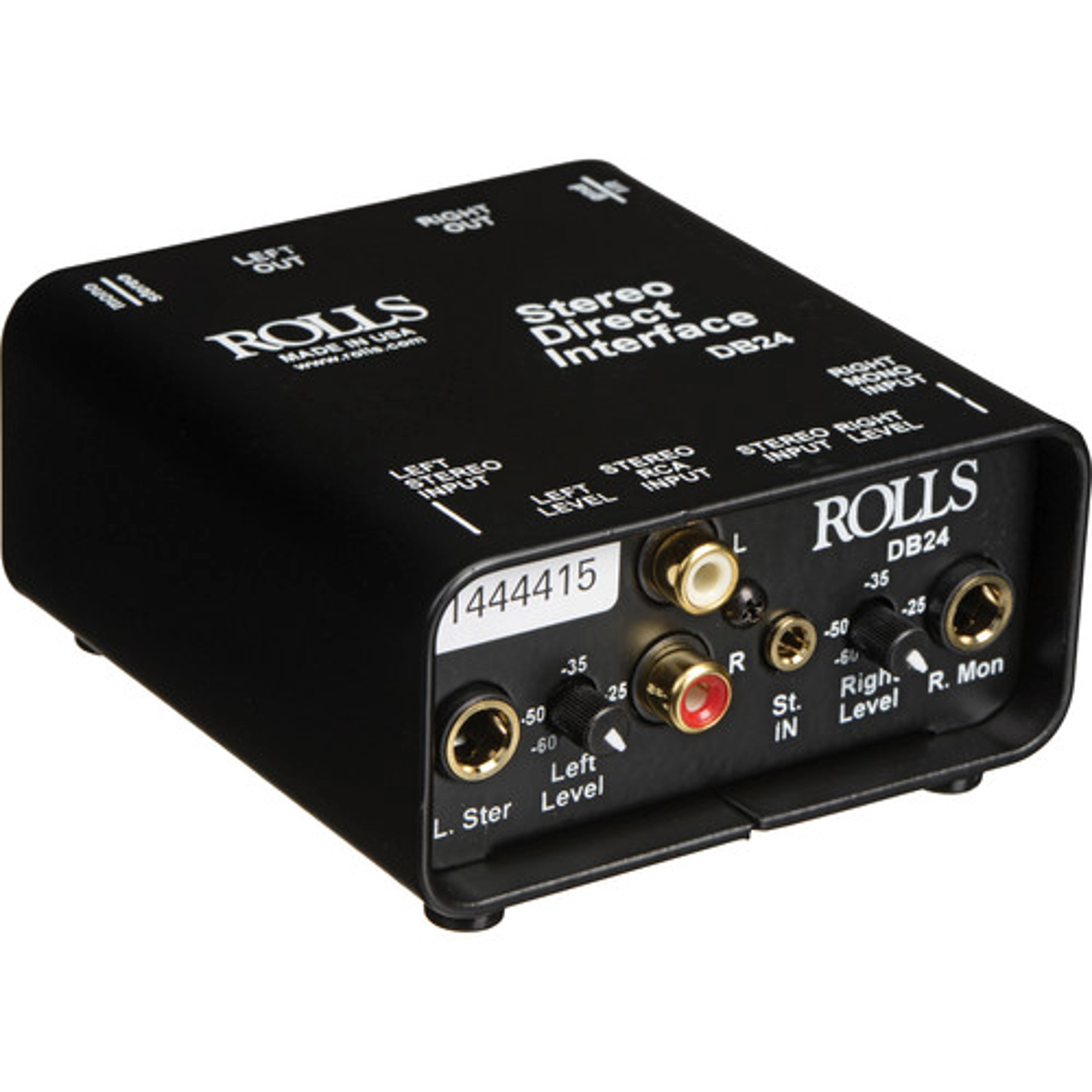 Rolls - DB226 Passive Stereo DI Box