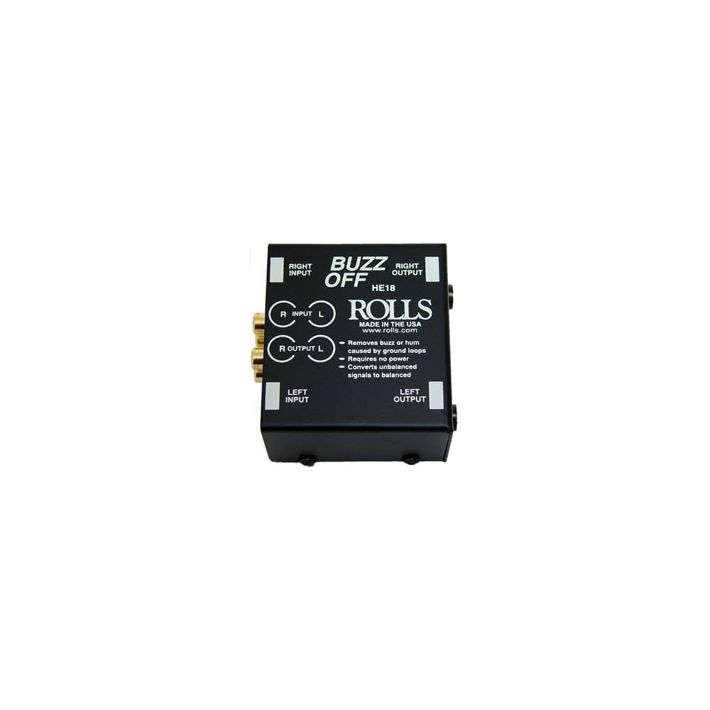 Rolls - HE18 Hum Eliminator, Bi-Directional Isolating Transformer