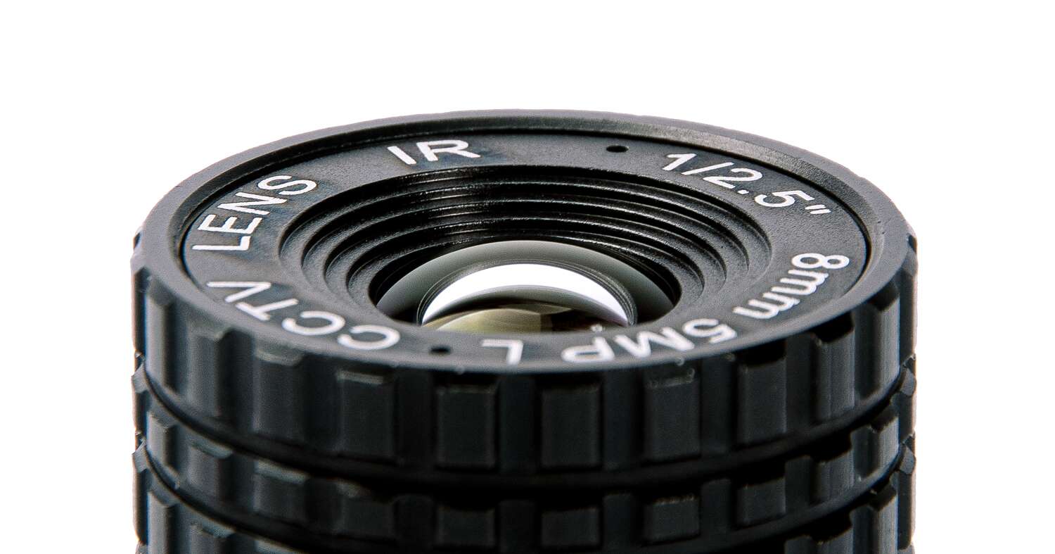 AIDA Imaging - AID-CS-8.0F 8mm 5MP Fixed Focus CS Mount Lens
