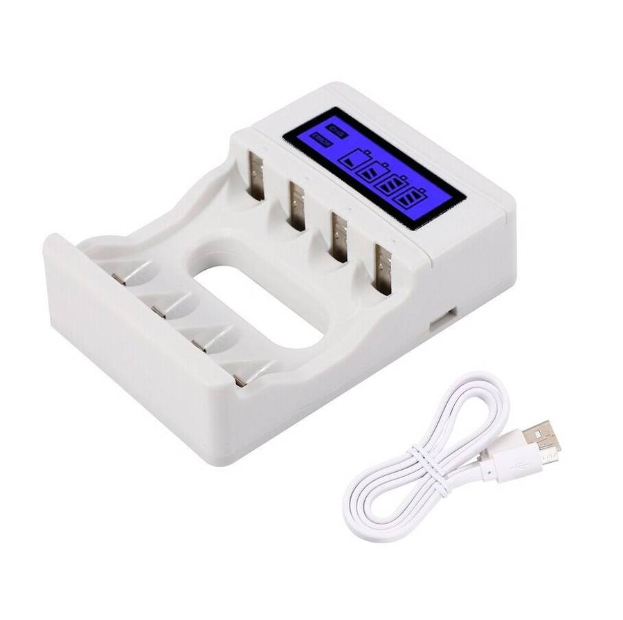 Jiabao - JB-212AAA Battery Charger with 4x 350mAh AAA Rechargeable Batteries
