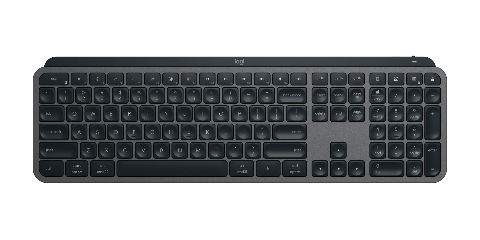 Logitech - MK220 Wireless Keyboard and Mouse Combo — view 1