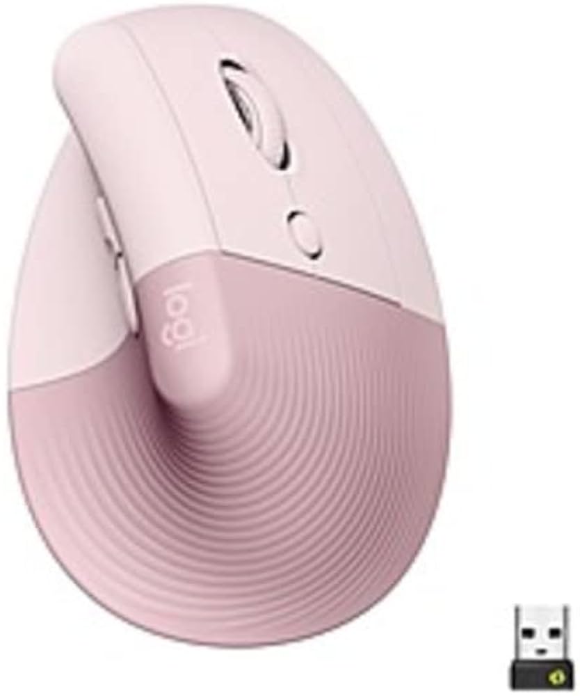 Logitech - M240 Silent Bluetooth Ambidextrous Mouse (Rose) — view 1