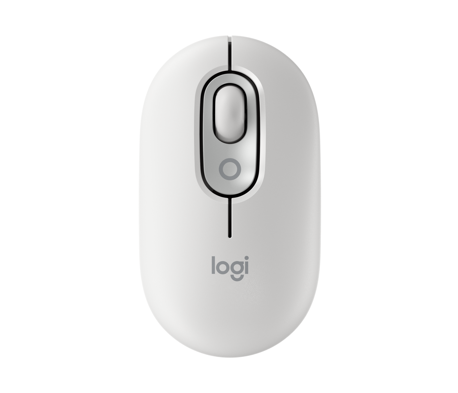 Logitech - M240 Silent Bluetooth Ambidextrous Mouse (White) — view 1