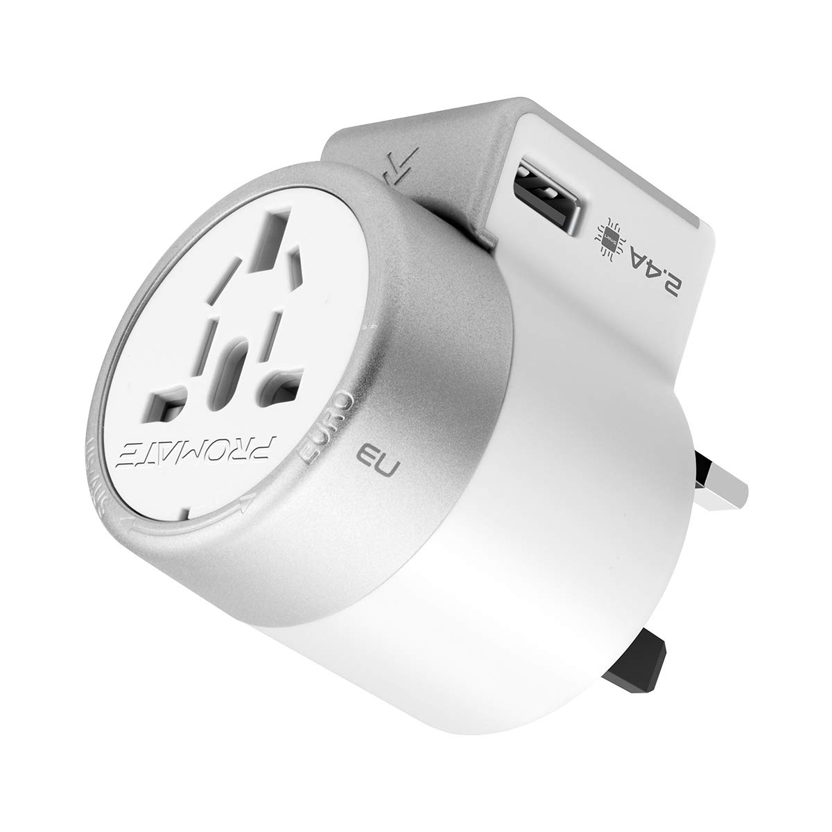 Promate - Travelmate.Mobi Universal Power Adaptor with USB — view 1