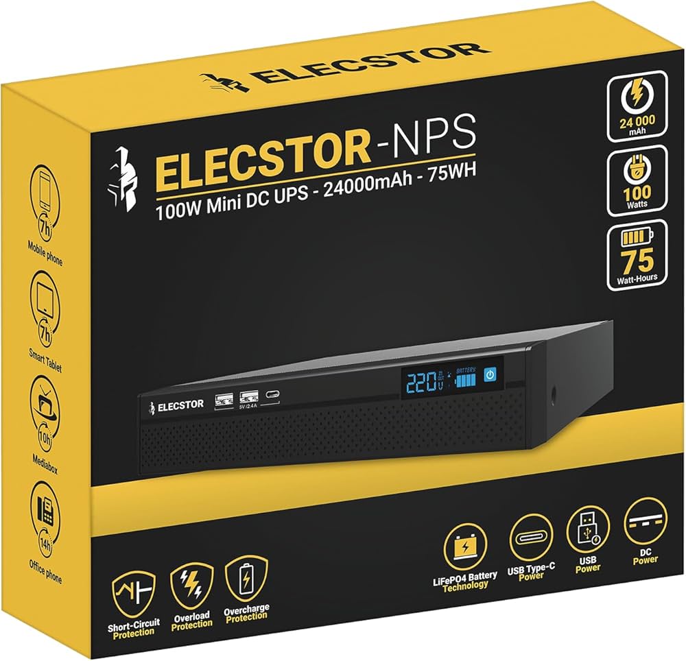 Titan Elecstor - ECO32700 18W 12000mAh Mini DC UPS — view 1